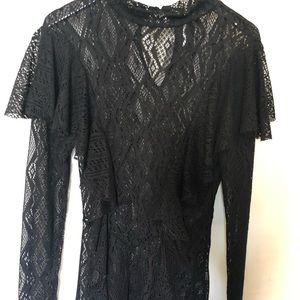 A lace long sleeve dress. NWT